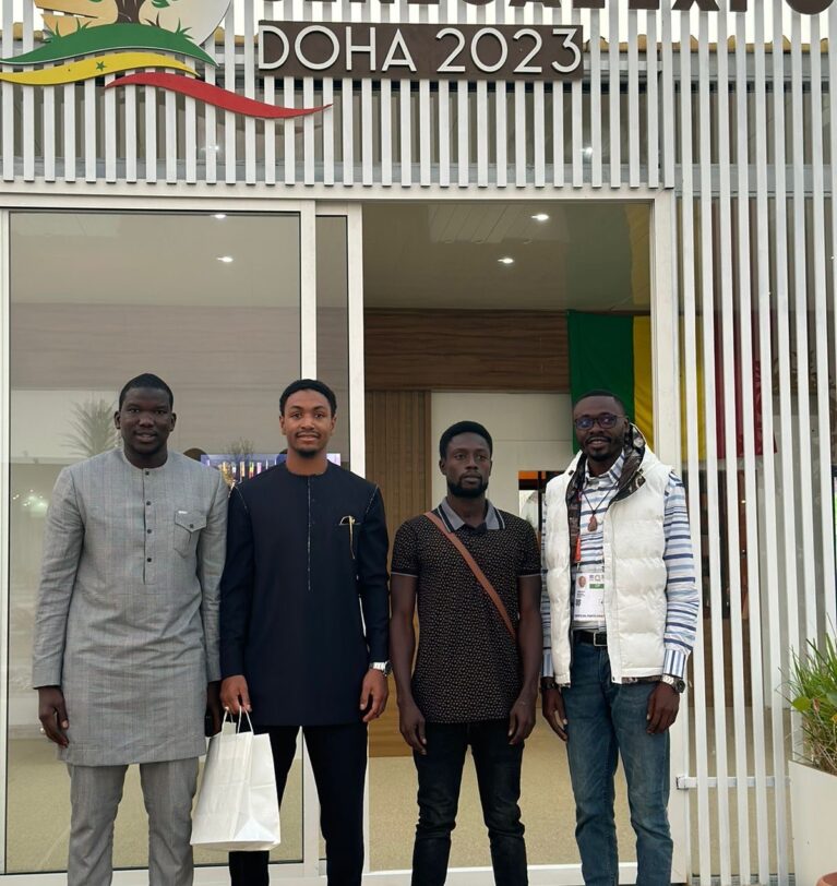 Expo horticole Doha 2023 : Visite du footballeur international Sénégalais Abdou Diallo